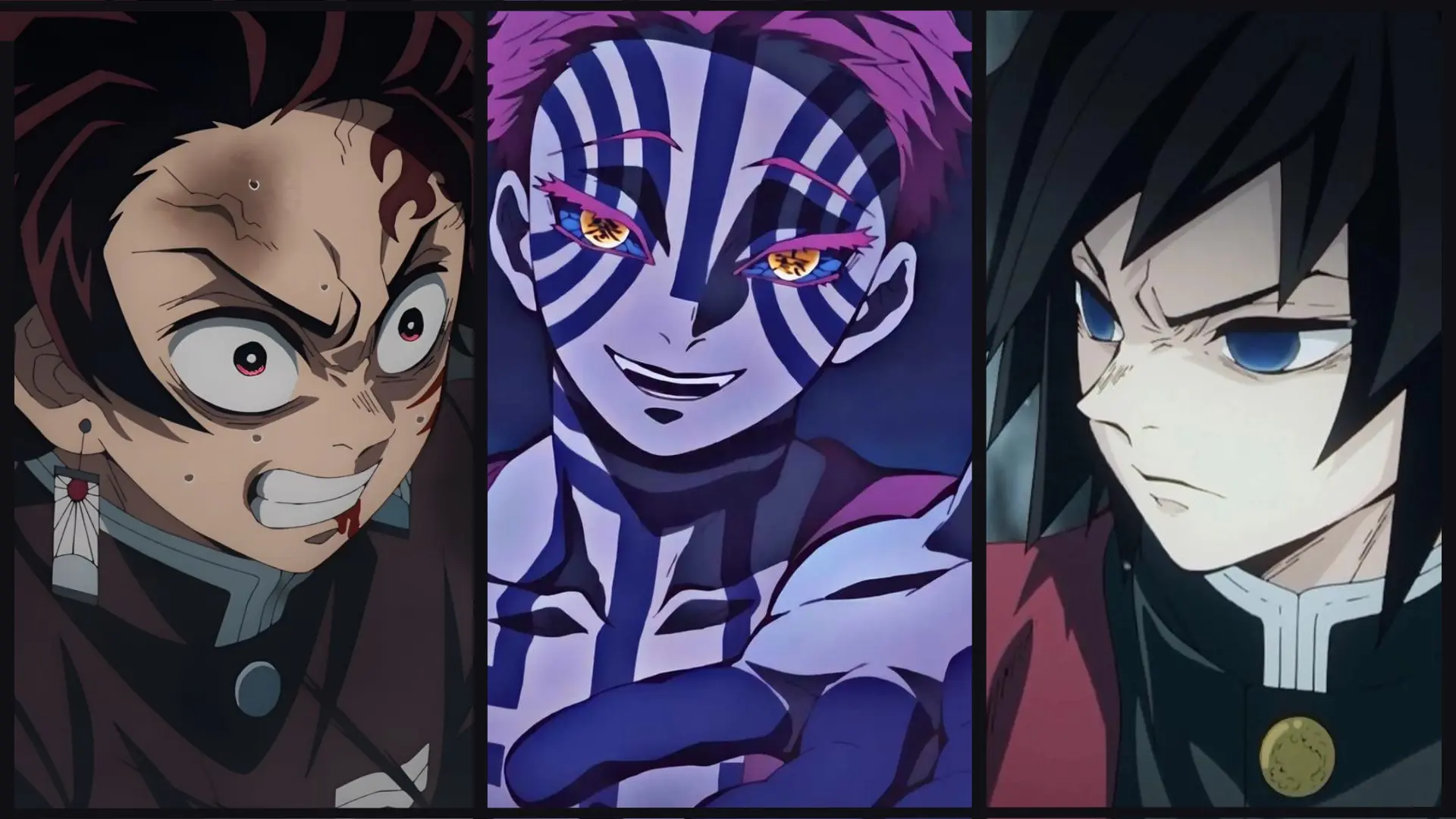 Akaza, Giyuu, Tanjiro