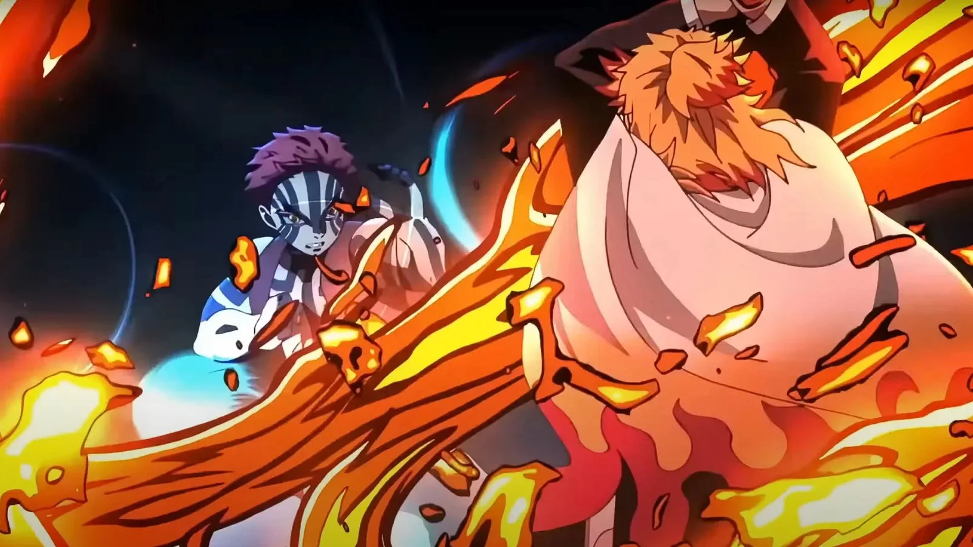 Rengoku vs akaza