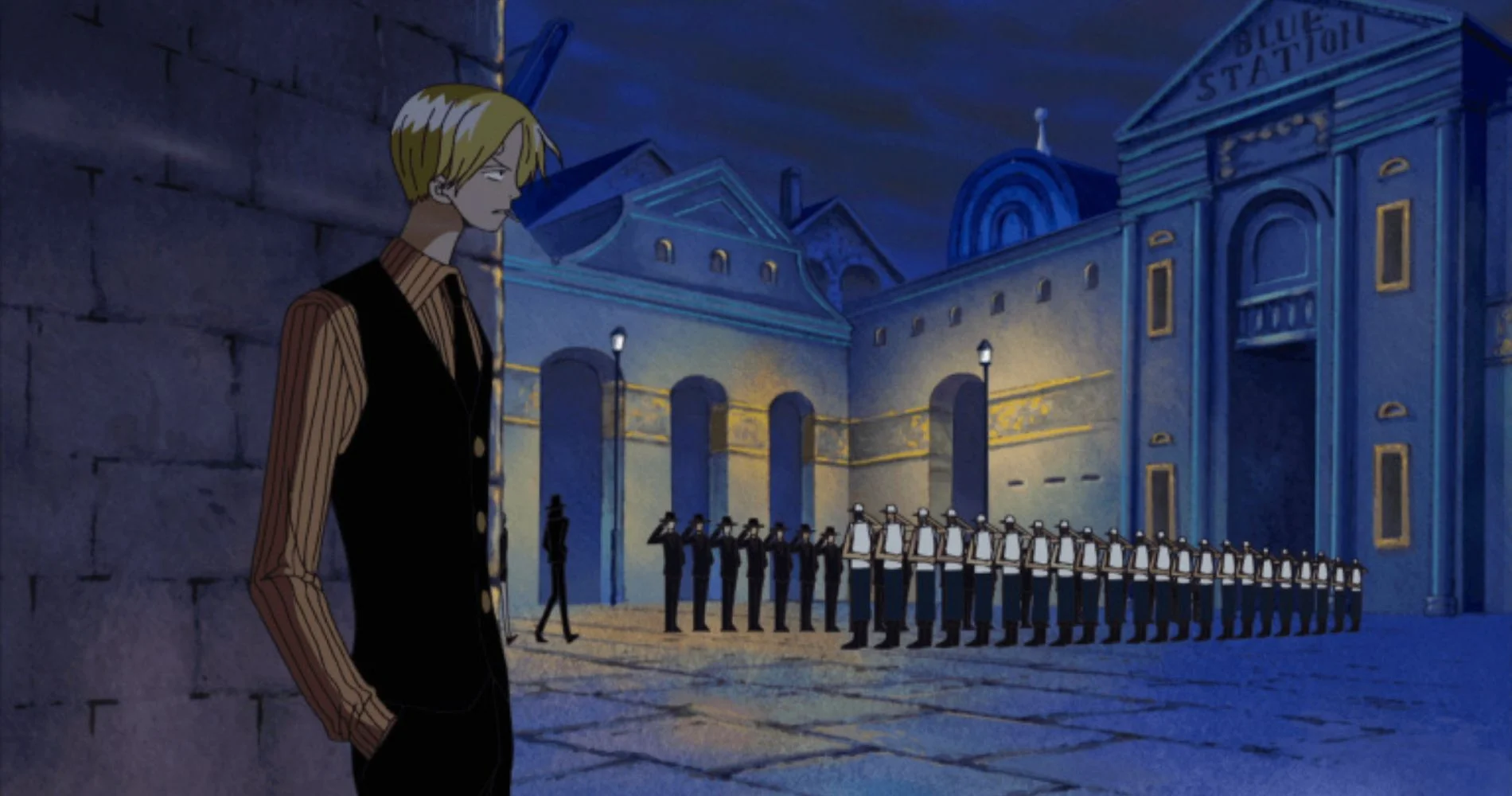 Sanji tries to save robin