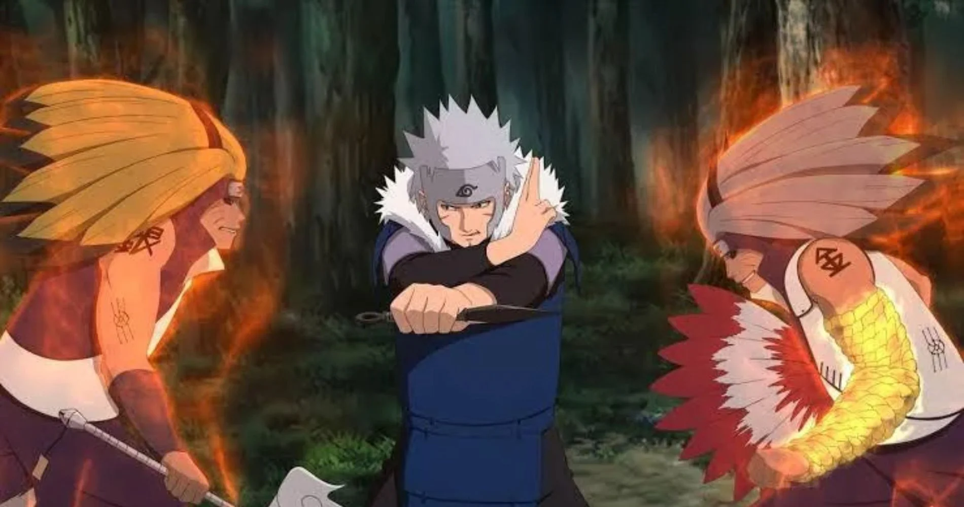 tobirama vs kinkaku and ginkaku