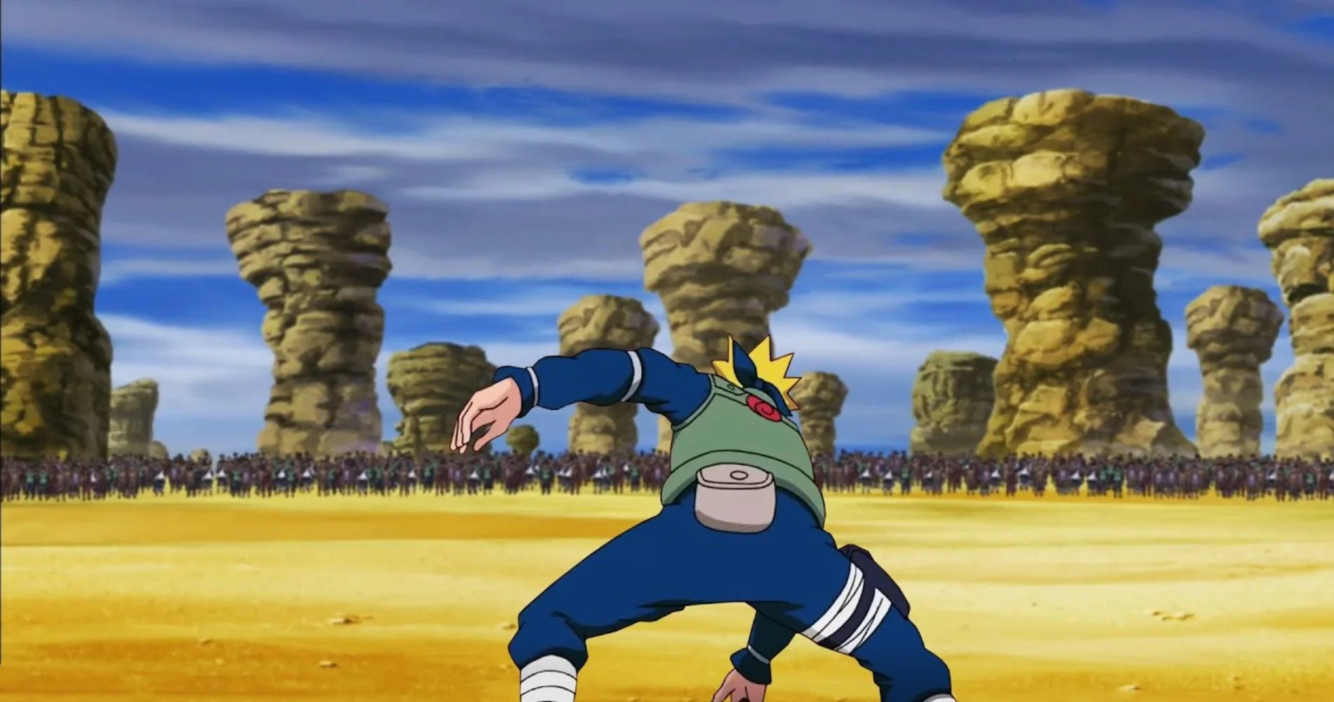 minato vs 1000 shinobi