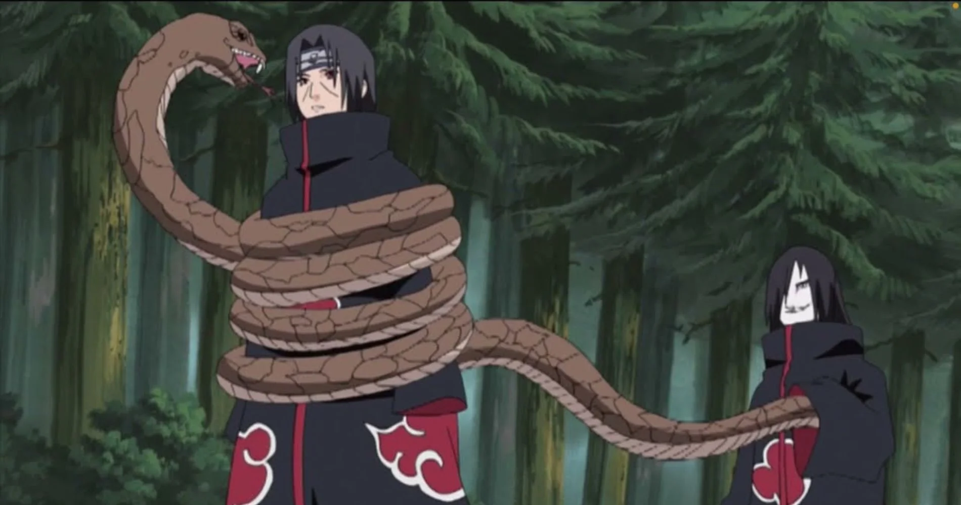 itachi vs orochimaru