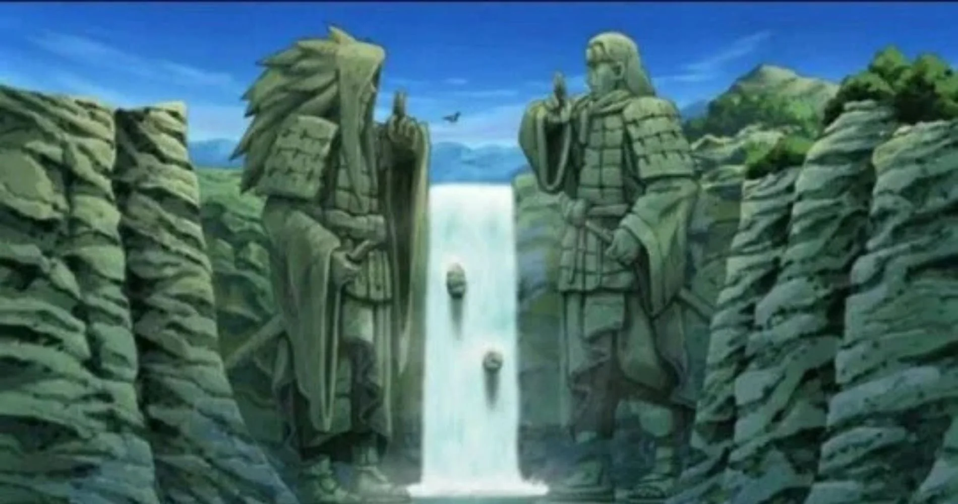 madara and hashirama statue