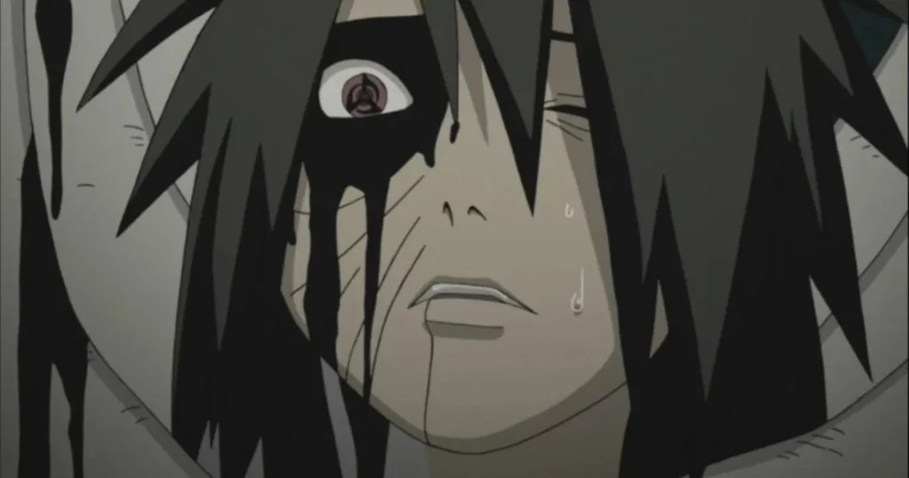 obito uchiha crying