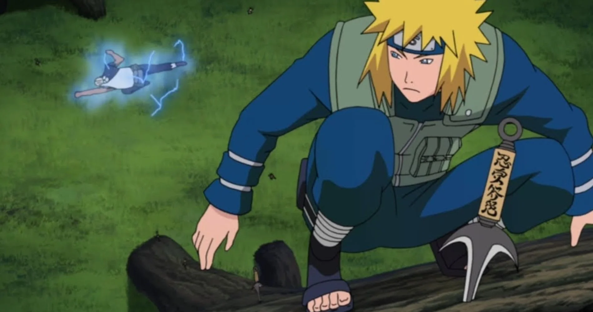 minato fights raikage