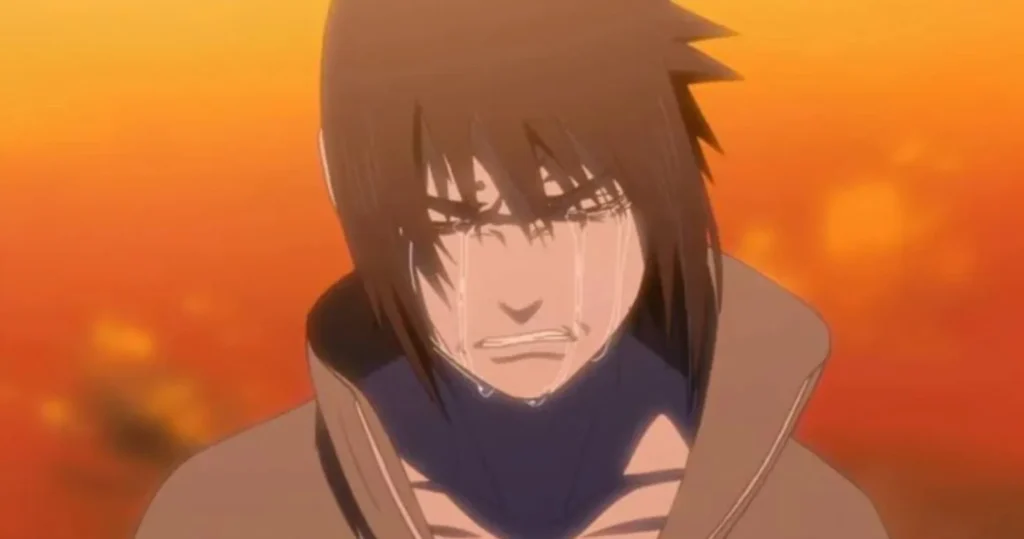 sasuke crying for itachi